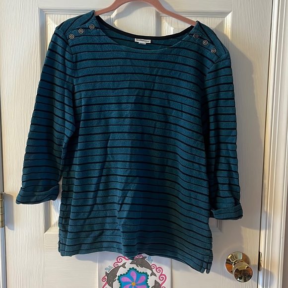 croft & barrow Tops - Croft and barrow 3/4 sleeve medium weight top (4)
